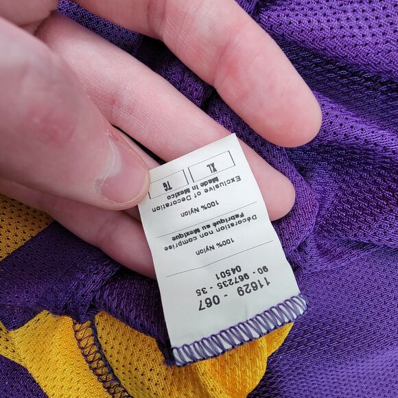 Vintage Kobe Bryant Los Angeles Lakers #8 Champion Jersey Purple 48 Rookie - Picture 10 of 11